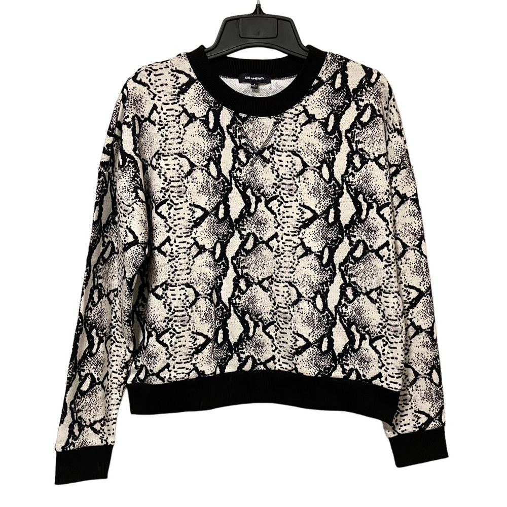525 America Snake Skin Print Crewneck Sweatshirt